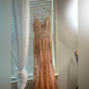 Lyra Gown-Rose Gold